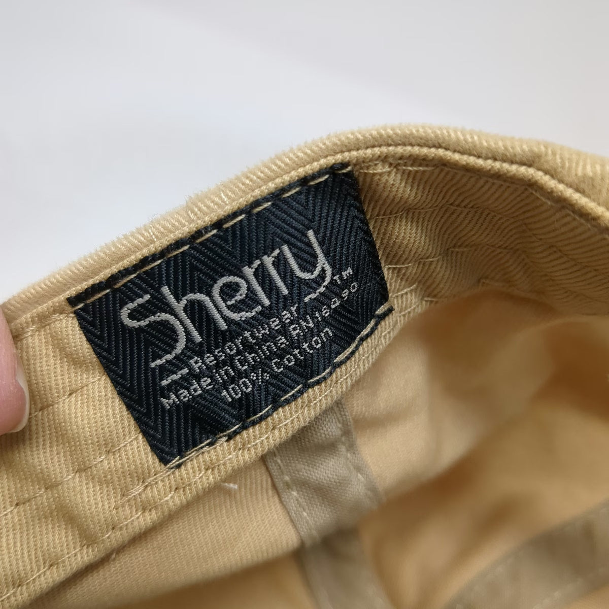 Sherry Palm Coast Florida 1999 Baseball Cap Beige One Size Strapback Cotton Hat