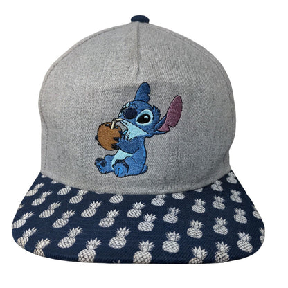 Lilo & Stich Snapback Hat Multicolor One Size Adjustable Embroidered Disney