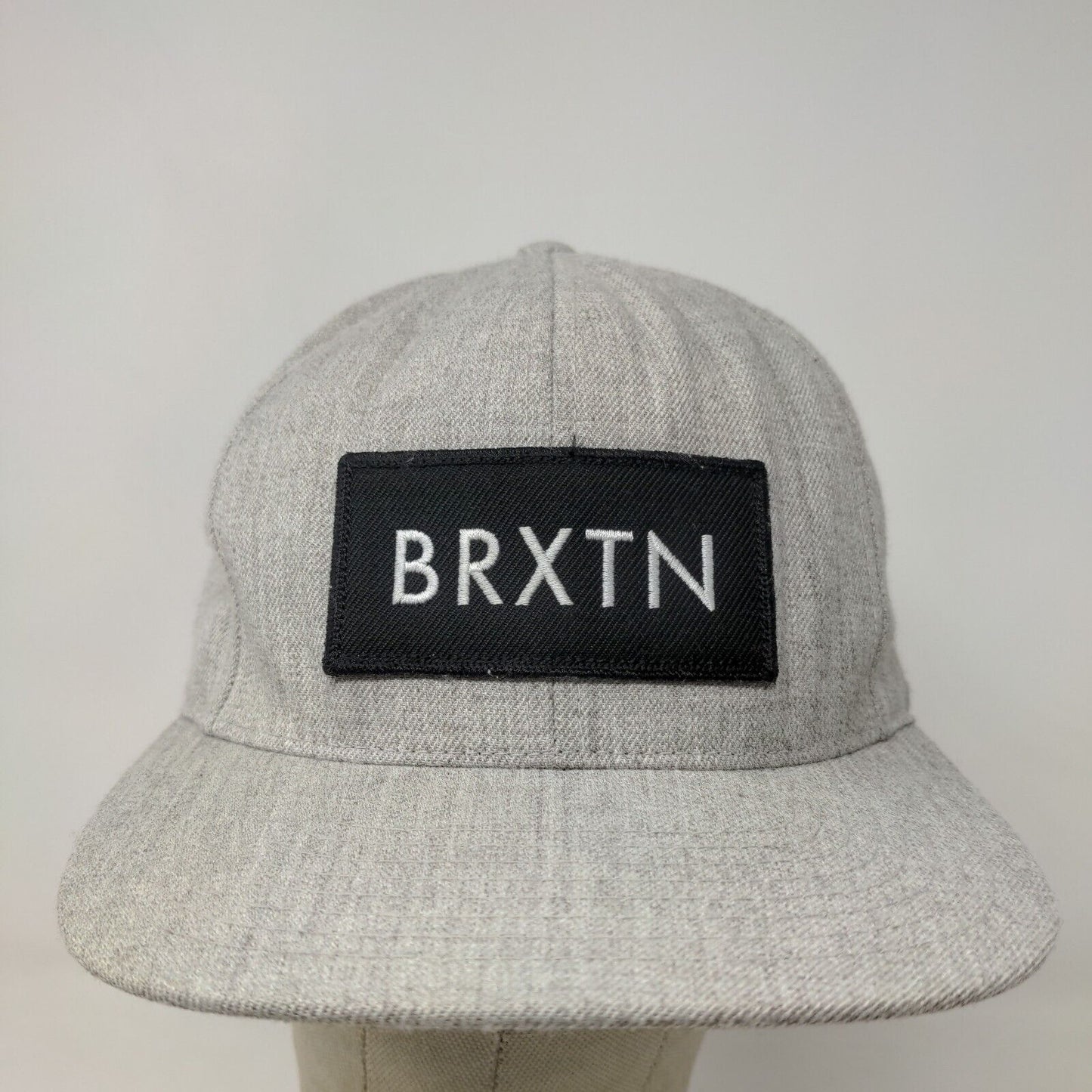Brixton Men's Snapback Hat Gray Embroidered Logo Adjustable BRXTN
