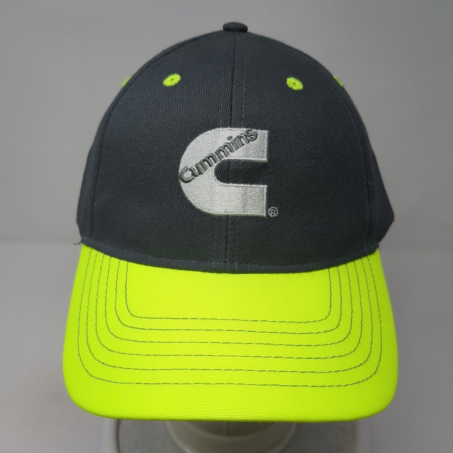 Cummins Strapback Hat Multi One Size Adjustable Embroidered Colorblock