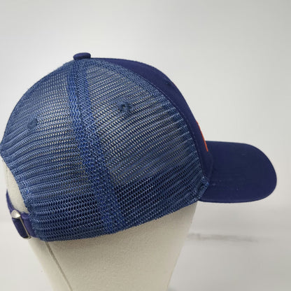 Mule Deer Foundation Blue Baseball Cap One Size Mesh Back Slideback 3D Logo Hat