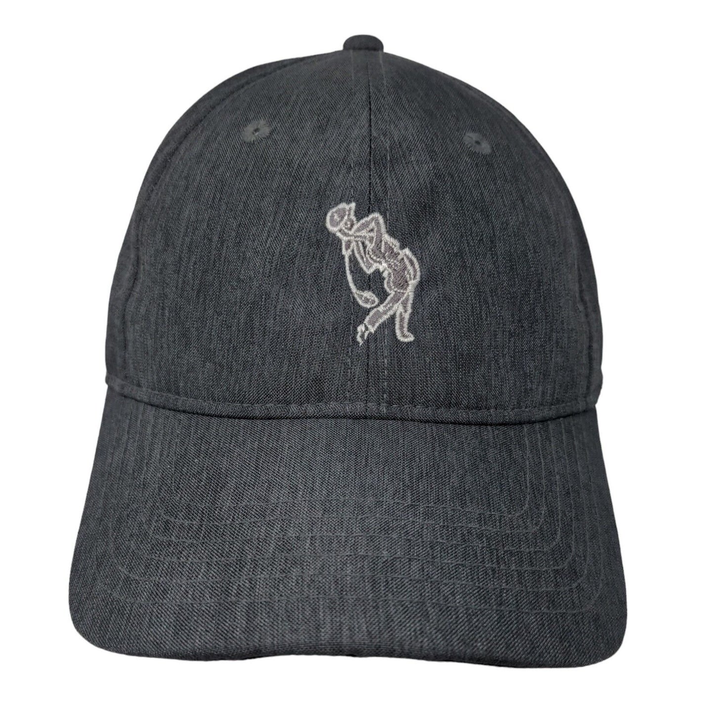 Taylormade Men's Strapback Hat Gray Adjustable Embroidered Golf Logo