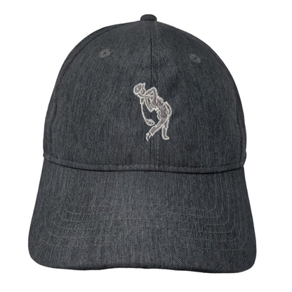 Taylormade Men's Strapback Hat Gray Adjustable Embroidered Golf Logo