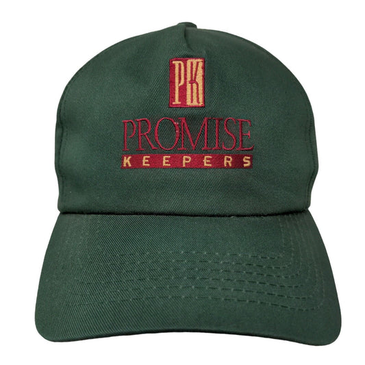 Fahrenheit Men's Slideback Hat Green Promise Keepers Adjustable Vintage Logo