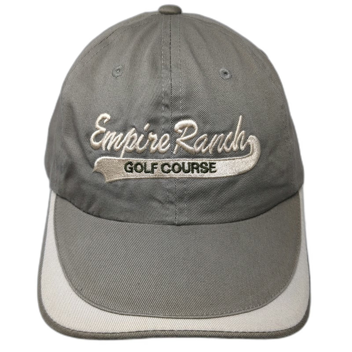 Town Talk Empire Ranch Golf Course Baseball Cap Brown One Size Slideback Hat