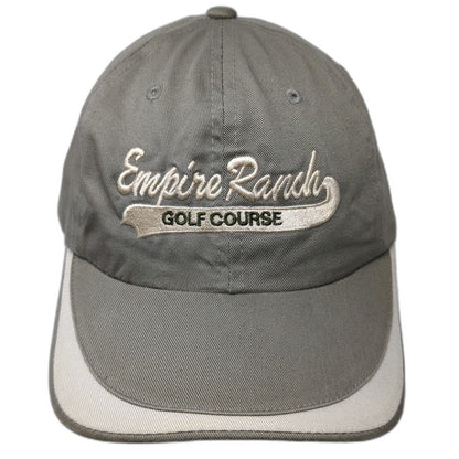 Town Talk Empire Ranch Golf Course Baseball Cap Brown One Size Slideback Hat
