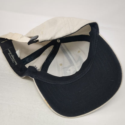 San Diego Zoo Baseball Cap Beige One Size Panda Logo Strapback Hat Adjustable