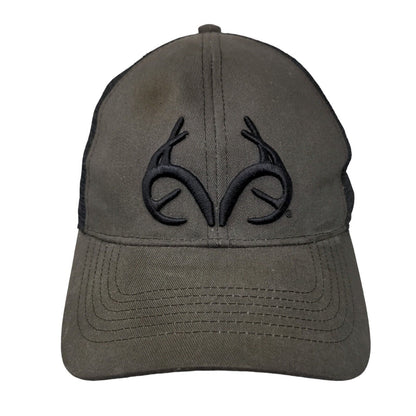 Realtree Outfitters Snapback Mesh Back Trucker Hat Brown One Size