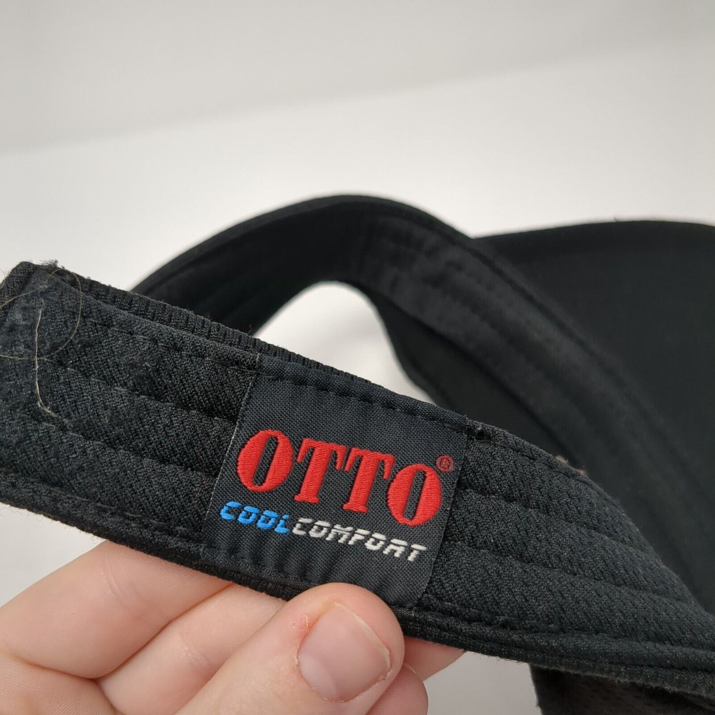Midwest Pool Management Strapback Sun Visor Hat Black One Size Adjustable Otto