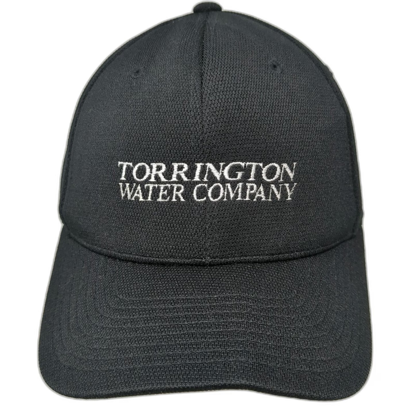 Sport-Tek Baseball Cap Black M Torrington Water Company Flexfit Polyester Hat