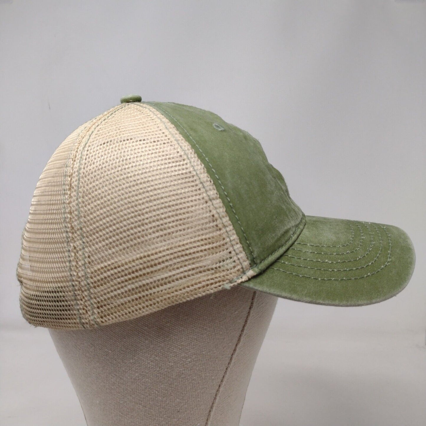 Unbranded Slideback Trucker Hat Multi Terrace Green OSFM Mesh Back