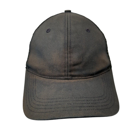 Carhartt Snapback Trucker Hat Black One Size Adjustable Mesh Back 6 Panel Blank