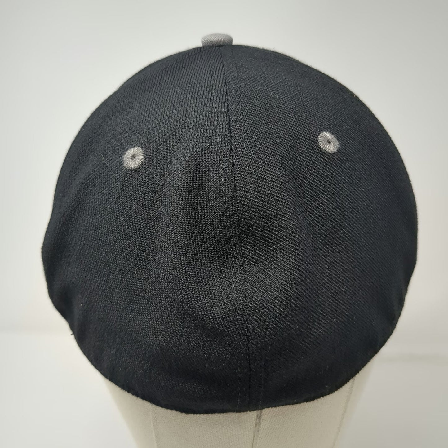 Reebok Baseball Cap Black Size XL UFC Octagon Stretch Fit Marbled Brim Hat