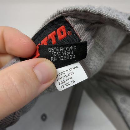 Otto Snapback Hat Gray One Size CleaverBrooks Sales & Service Logo Wool Blend