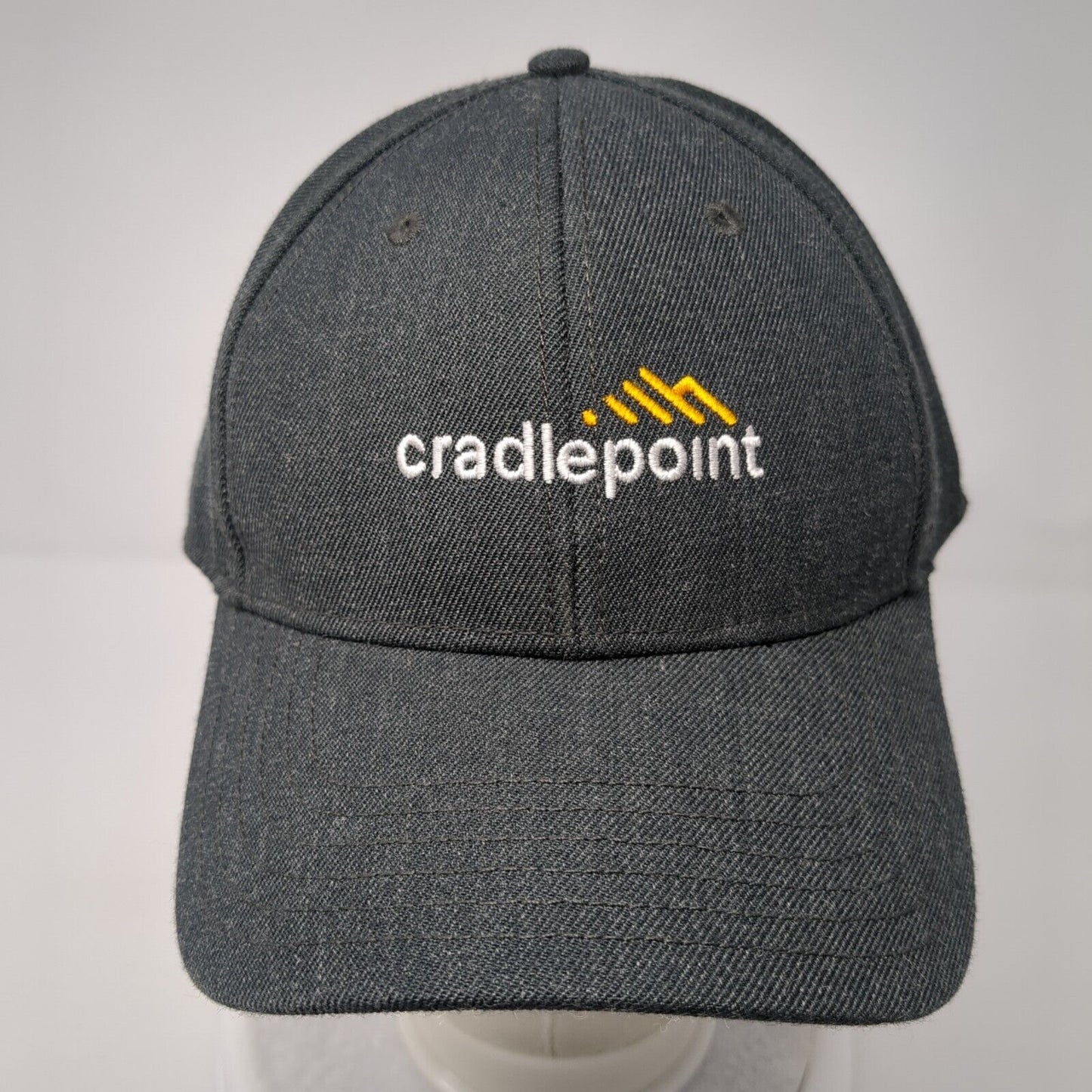 Cradlepoint Snapback Hat Gray One Size Adjustable Embroidered Otto