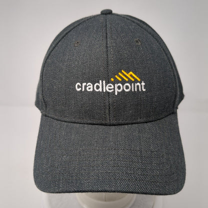 Cradlepoint Snapback Hat Gray One Size Adjustable Embroidered Otto