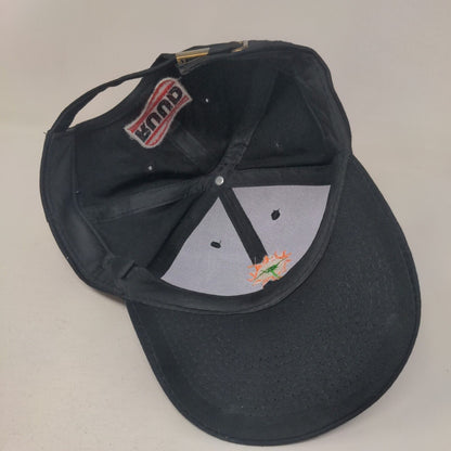 Palm Tree Ruud Slideback Hat Black One Size Embroidered Adjustable