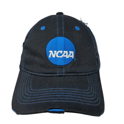 Main Gate Men's Strapback Mesh Back Hat Blue Black OSFM Embroidered NCAA Logo