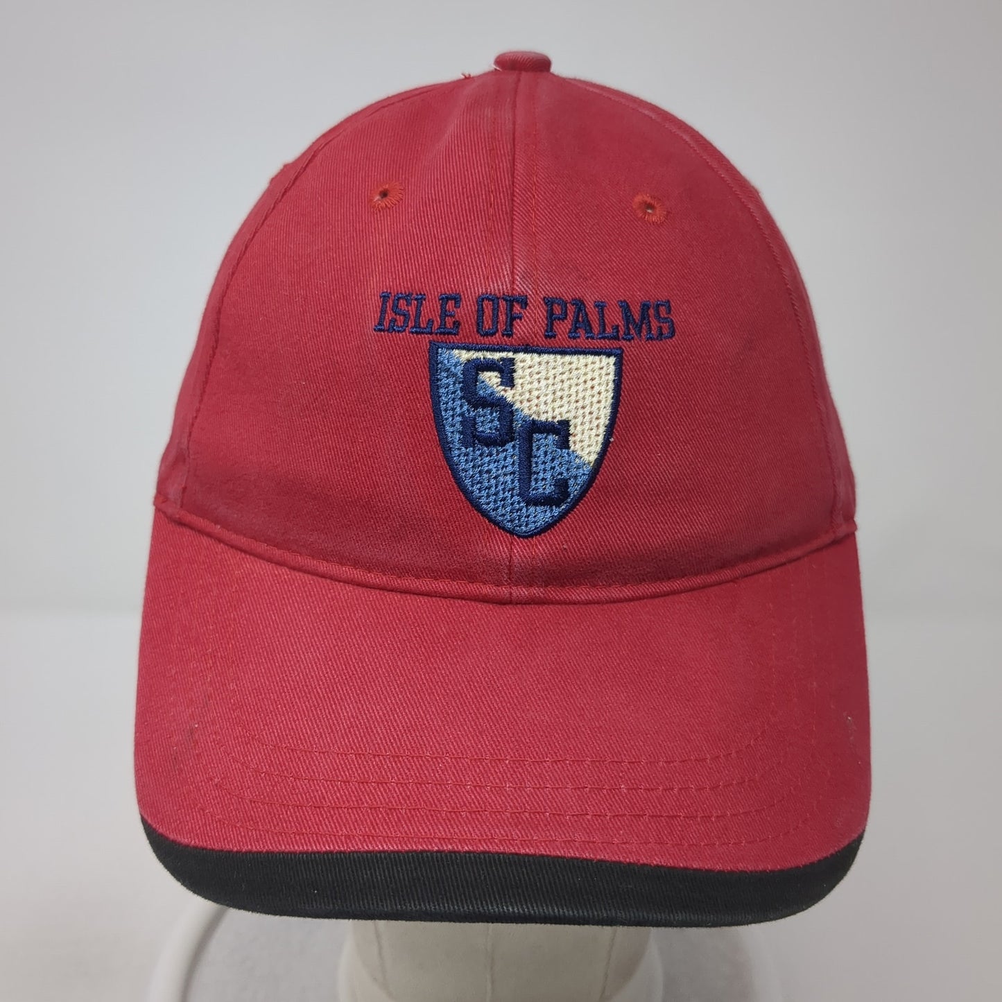 Isle Of Palms SC Slideback Hat Red One Size Adjustable Fahrenheit