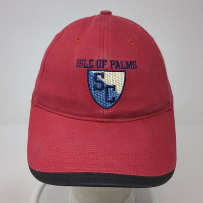 Isle Of Palms SC Slideback Hat Red One Size Adjustable Fahrenheit