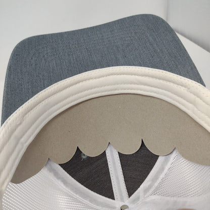 Scheels Meridian Snapback Mesh Back Trucker Hat Gray OSFA W/Tags