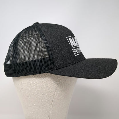 Pacific Headwear Trucker Hat Black One Size Alpine Performance Snapback Mesh
