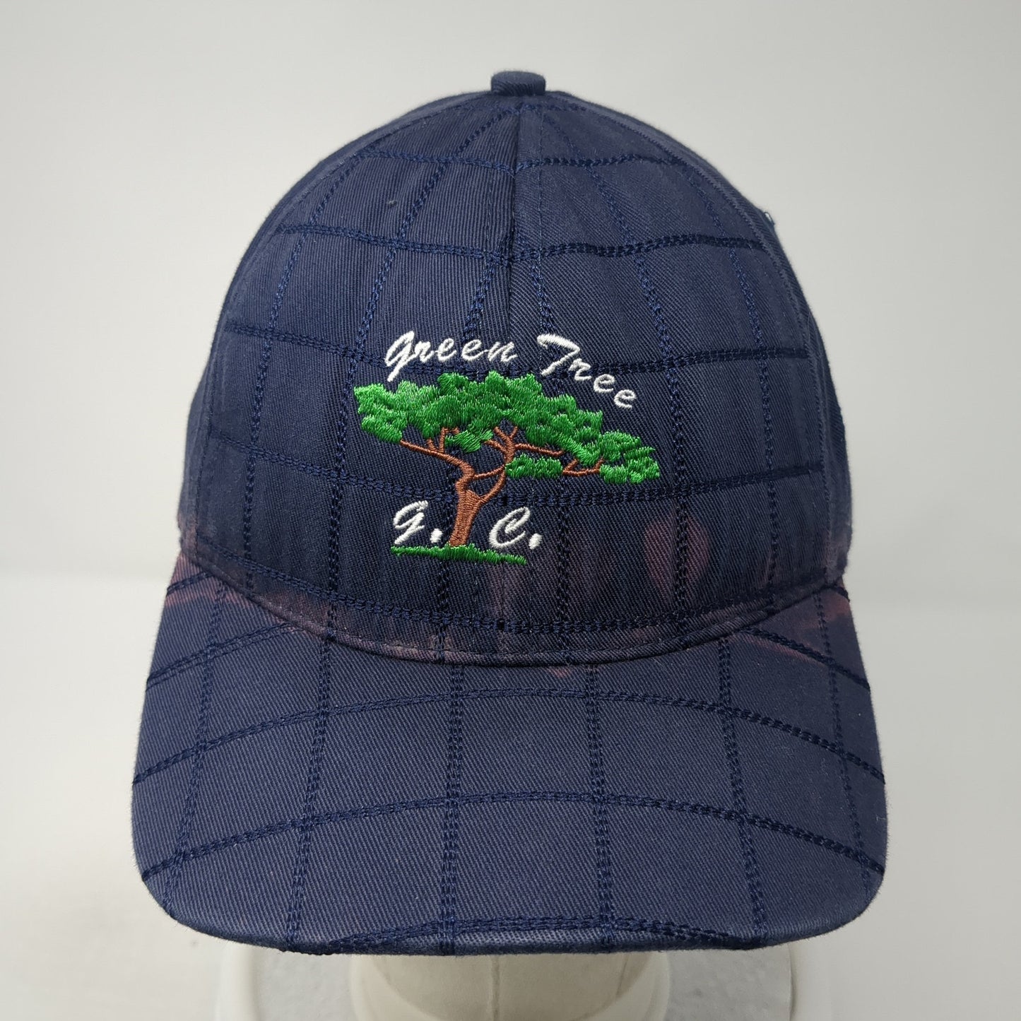 Green Tree G.C. 50th Fitted Hat Blue One Size Embroidered Legendary