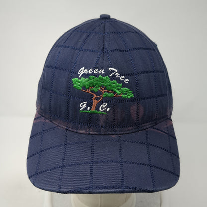 Green Tree G.C. 50th Fitted Hat Blue One Size Embroidered Legendary