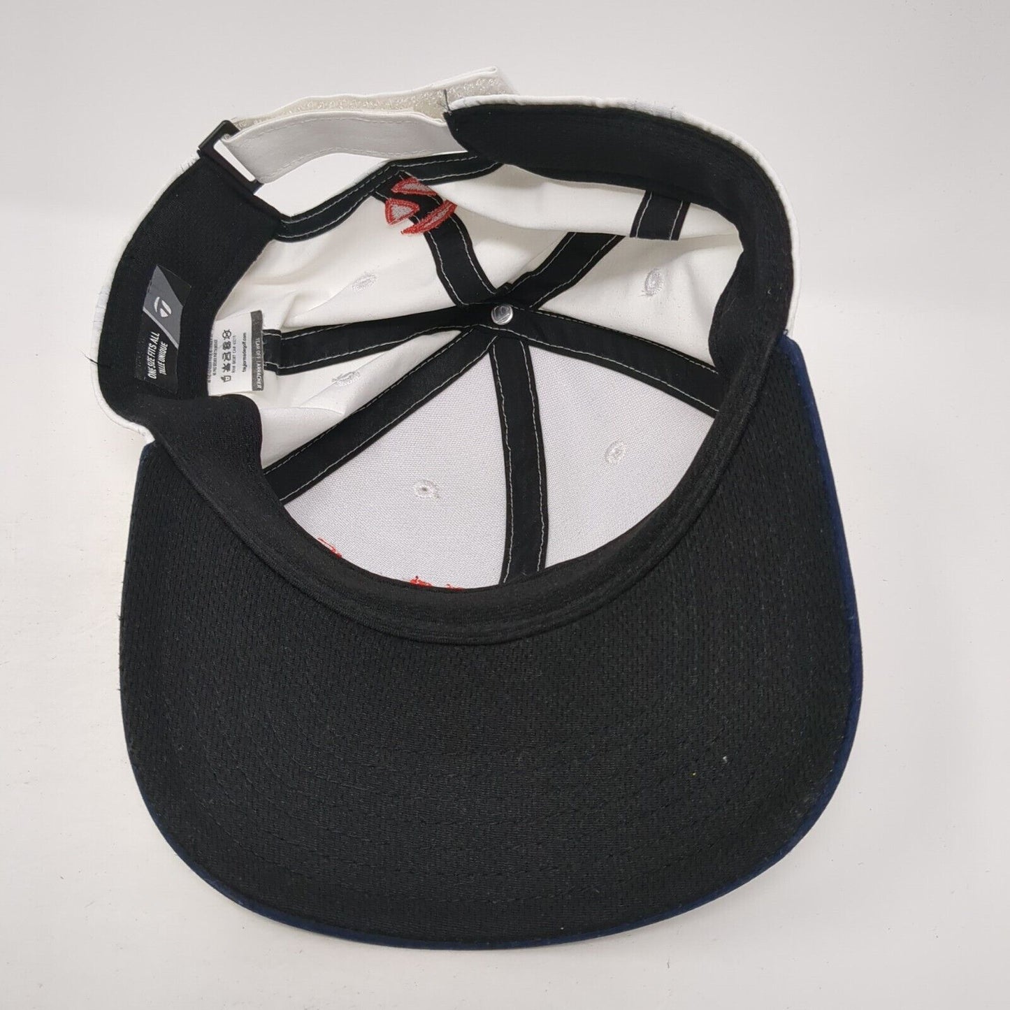 TaylorMade Strapback Hat Multi One Size Embroidered Colorblock 6 Panel