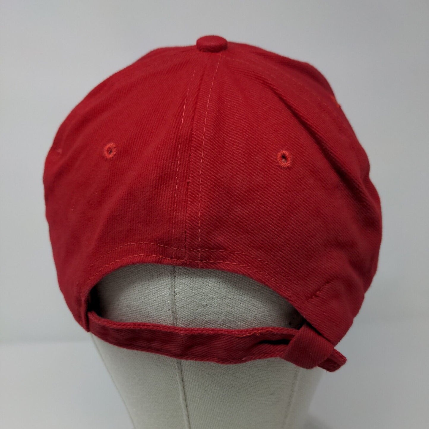 Bubba Gump Shrimp Co. Strapback Hat Red OSFA Adjustable Embroidered