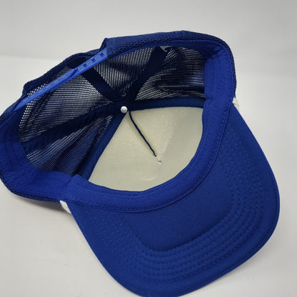 Dutch Bros Coffee Co Always Stoked Est 1992 Snapback Trucker Hat Blue OS Rope