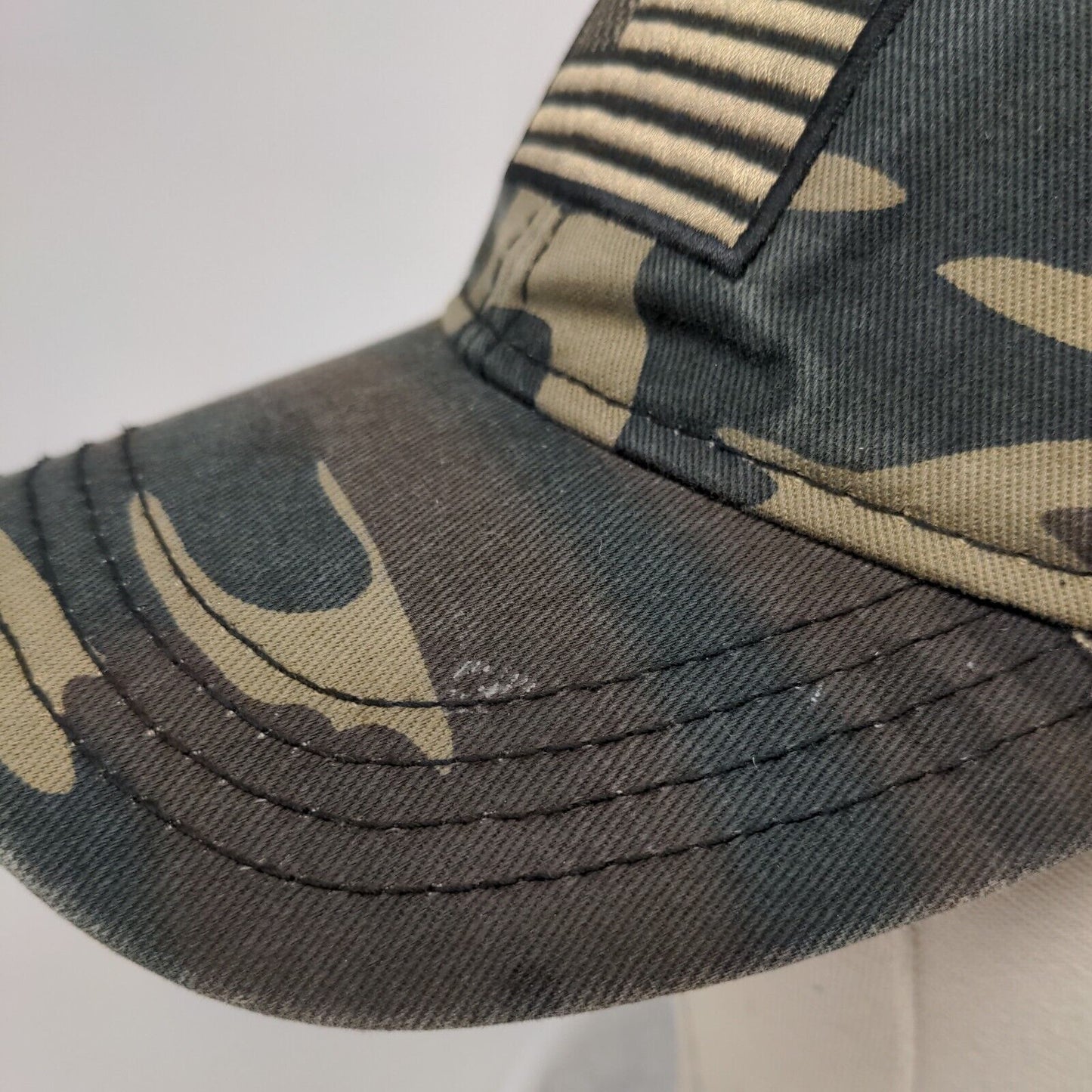 American Flag Snapback Trucker Hat Camouflage One Size Adjustable Patriotic
