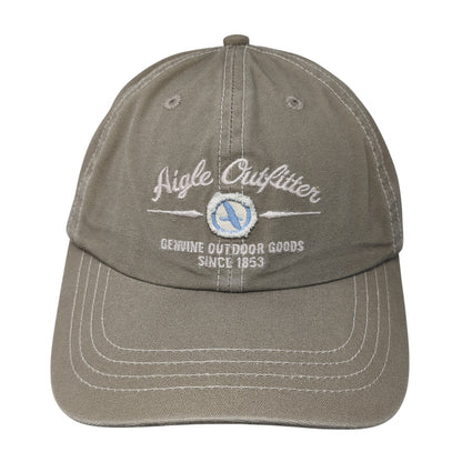 Aigle Outfitter Genuine Outdoor Goods 1853 Baseball Cap Brown OS Adjustable