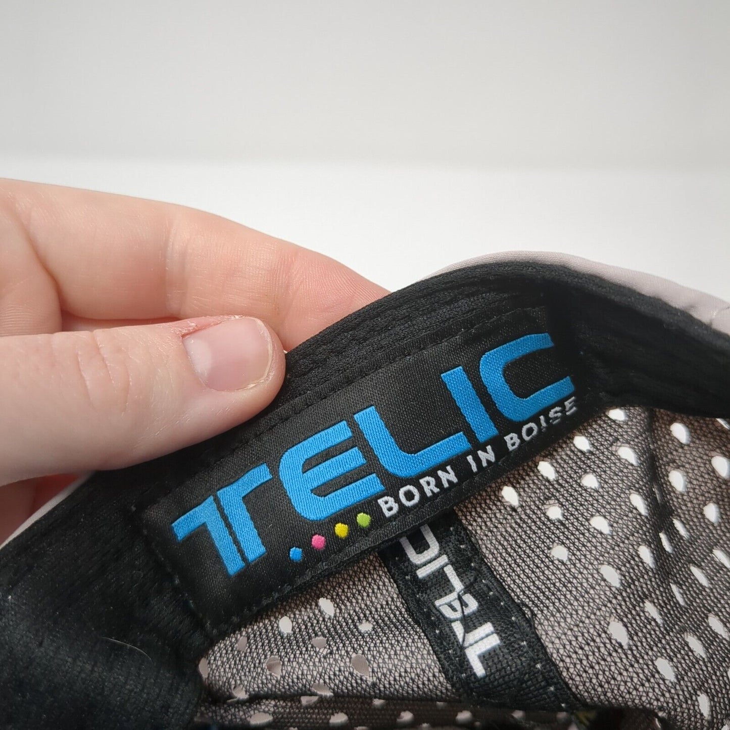 Telic Born in Boise Snapback Hat Gray OS Adjustable Rope Play Hard Recover
