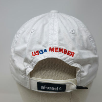 Ahead Baseball Cap White One Size 124th U.S. Open Pinehurst USGA Member Hat Golf