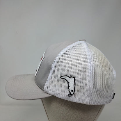 Great Seal Of The State Of Florida Snapback Mesh Back Trucker Hat Gray One Size