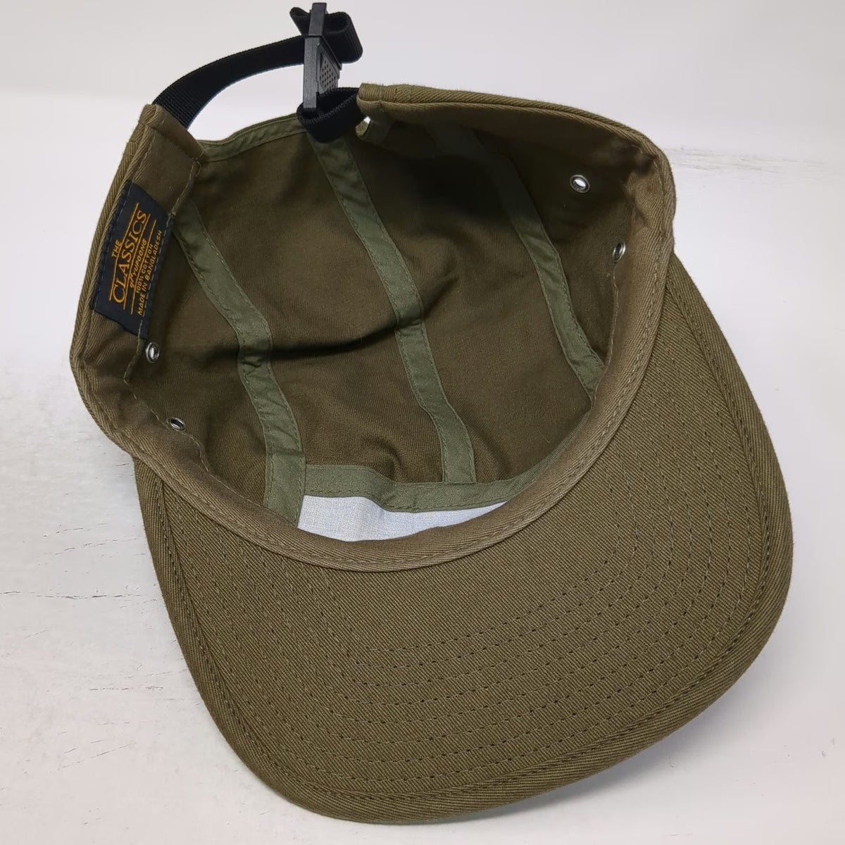 Deckadence 5 Panel Green Hat One Size Strapback Mountain Patch Skate Snowboard