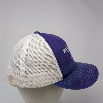 South Orlando Snapback Trucker Hat Purple One Size Mesh Back Champro