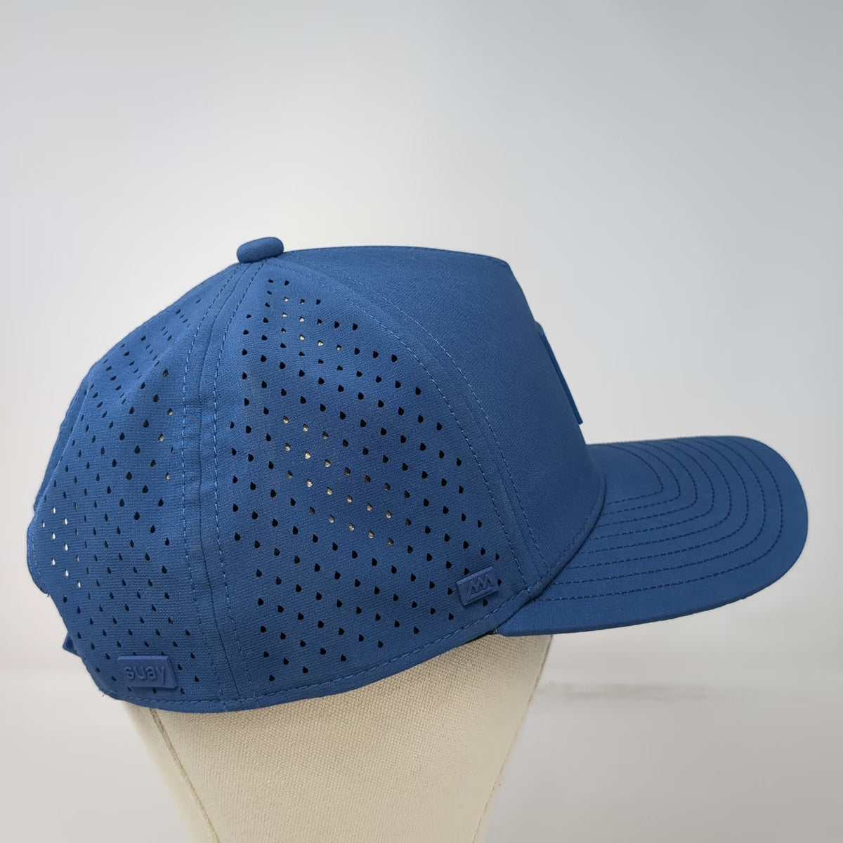 Suay Trucker Hat Blue XL Snapback Perforated Performance CompuNet Logo Patch