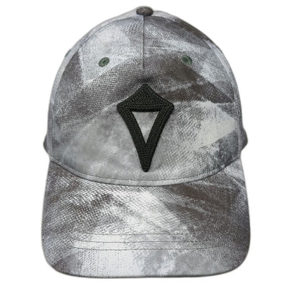 ivivva by lululemon 5 Panel Gray Hat L Snapback Seek Wonder Camo Stretch Graphic
