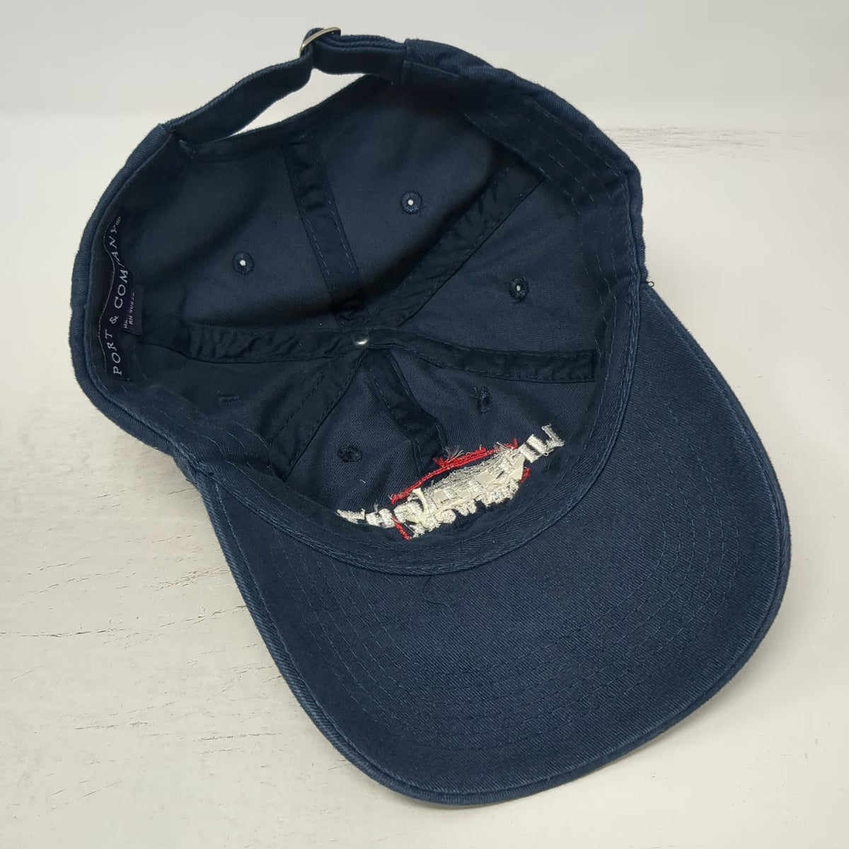 Port & Company Baseball Cap Blue One Size Life Flight Network Slideback Hat