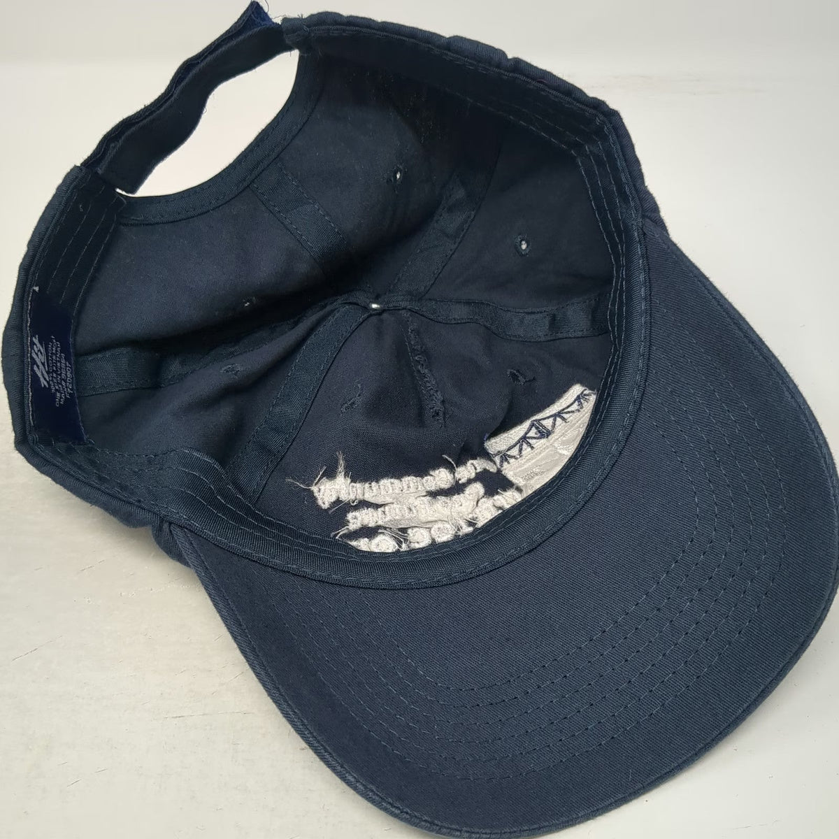 Hit 5 Panel Blue One Size Strapback Bridge Community Recreation Cotton Hat