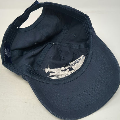 Hit 5 Panel Blue One Size Strapback Bridge Community Recreation Cotton Hat