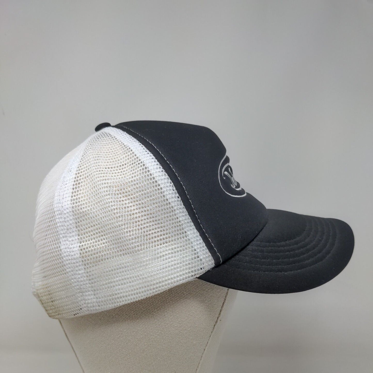 Delta Gamma Snapback Mesh Back Trucker Hat OSFA Black Colorblock