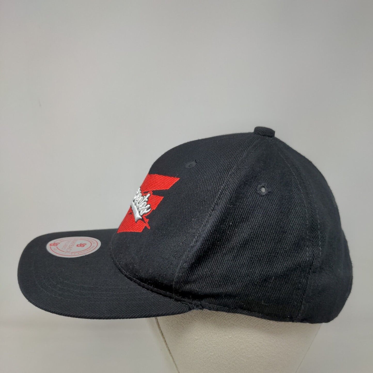 Prospectos Snapback Hat Black One Size Adjustable Embroidered 6 Panel