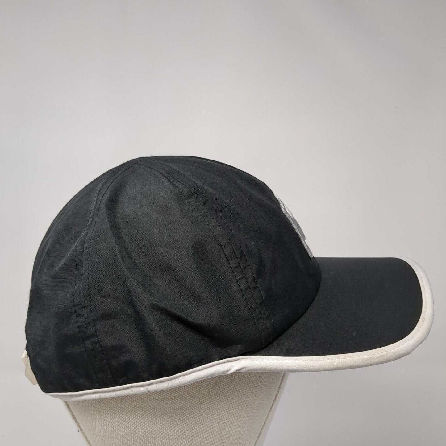 FILA Sport Strapback Hat Black One Size Adjustable Embroidered Polyester