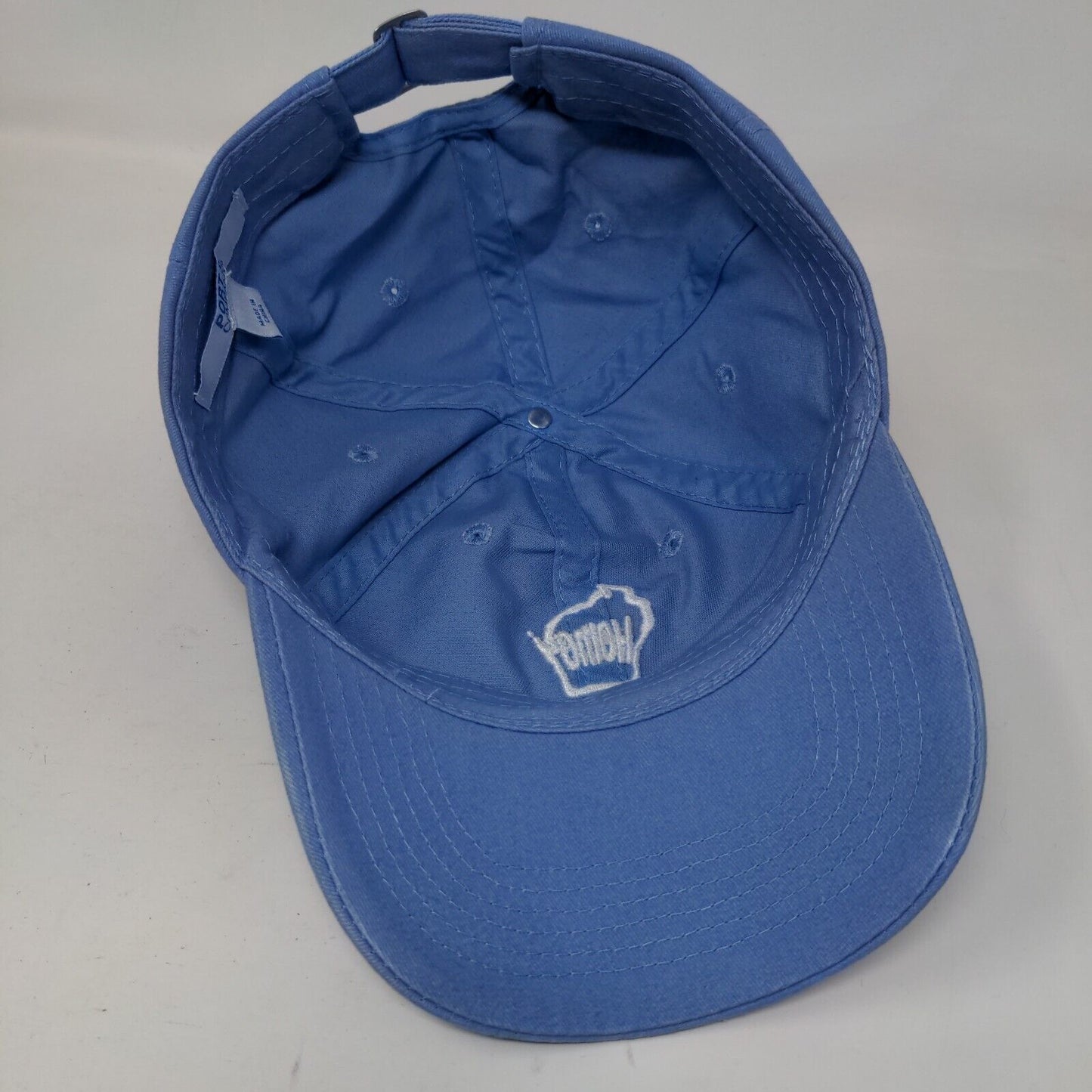 Home Slideback Hat Blue One Size Embroidered 6 Panel Port & Company