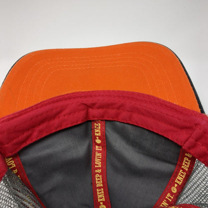 Chicks Dig Me Snapback Trucker Hat Gray One Size Mesh Back Colorblock