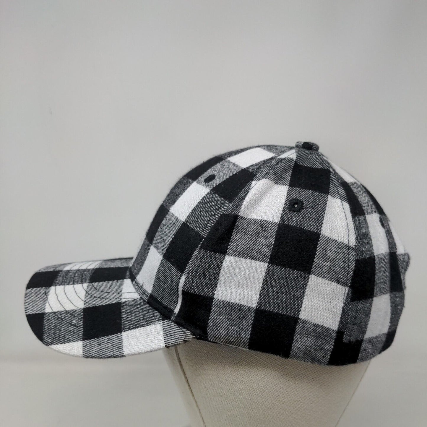 Wuke Slideback Hat Multicolor One Size Adjustable Buffalo Plaid Check