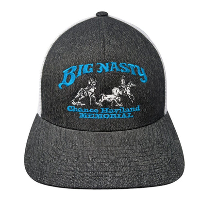 Big Nasty Chance Haviland Memorial Snapback Trucker Hat Black OS Mesh Back